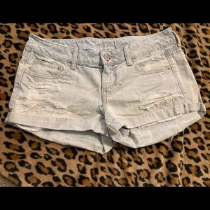 American eagle jean shorts size 10